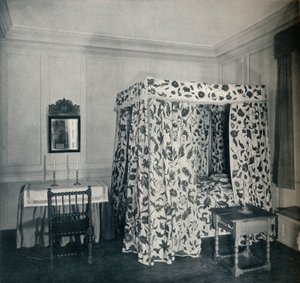 Une chambre de la maison du Major Nicholas Sewall, à Secretary, 1930