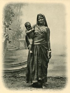 Une femme mendiante