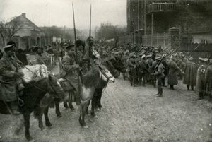 Une patrouille cosaque et l