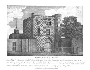 Une porte curieuse à Stepney, 1791