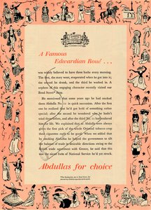 Un célèbre roué édouardien Abdullas pour le choix, 1939 - Unbekannt
