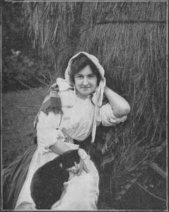 Une fermière de Manxland, 1900