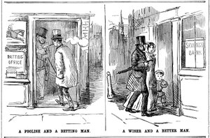 Un homme insensé et un homme parieur et un homme sage et un homme meilleur, 1852