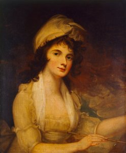 Une dame peignant, 18e ou 19e siècle