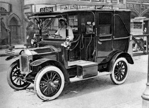 Un taxi londonien, 1926-1927