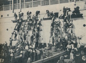 Une méthode nouvelle de ravitaillement en charbon au port de Yokohama, 1936 - Unbekannt