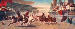 Course de chars romains, Le Circus Maximus, 20ème siècle