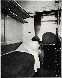 Une couchette sur le Night Scotsman, London & North Eastern Railway, 1926