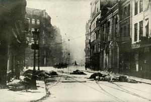 Une rue à Lille, 1919