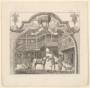 Carte de taverne pour John Shaw, années 1790