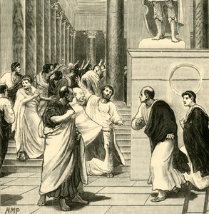 Une émeute au Forum de Rome, 1890 - Unbekannt