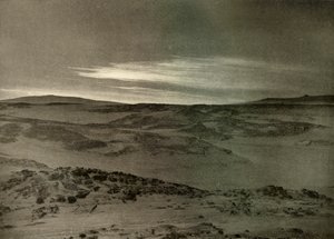Vue vers le nord, vers le soleil couchant, en mars, vers 1908, 1909 - Unbekannt