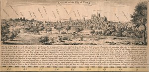 Vue de la ville de York, vers 1770