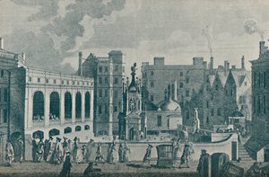 Vue des bains du roi et de la reine et de la grande salle des pompes à Bath, 1907 - Unbekannt