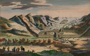 Vue de la célèbre Grande Muraille de Chine