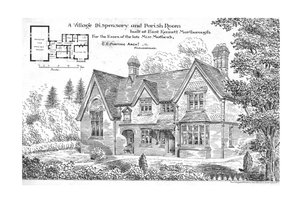 Un dispensaire de village et une salle paroissiale construits à East Kennett, Marlborough, 1884 - Unbekannt