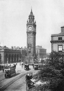 Un point de repère bien connu de Belfast, 1910