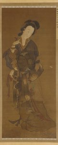 Une femme et un papillon, dynastie Ming, 16e-17e siècle