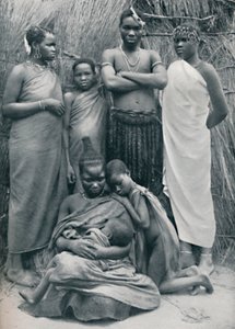 Un groupe familial zoulou, 1912