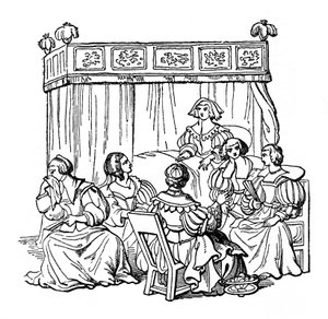 Une fête de chambre, 1631, 1910