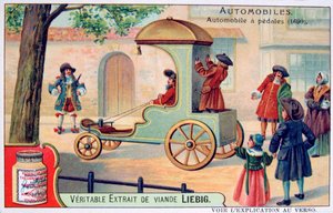 Une voiture à pédales, 1690, c1900