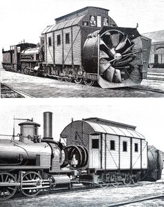 Un chasse-neige centrifuge