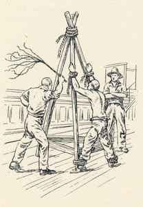 Un condamné fouetté avec un chat à neuf queues, 1834, 1984 - Unbekannt