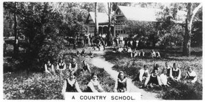Une école de campagne, Australie, 1928