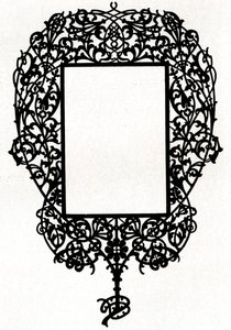 Un design pour un cadre de tableau intitulé Armiger, 1898 - Unbekannt