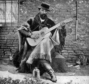 Un gaucho, Argentine, 1922