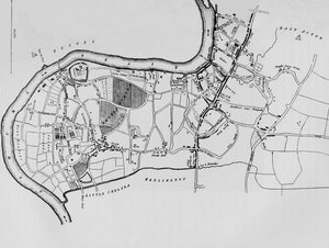 Carte de Fulham en 1813
