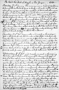 Une page du journal de John Newton, 1750-1754, 1965 - Unbekannt