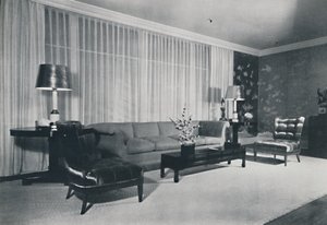 Une pièce aménagée par Lord & Taylor de New York, 1942