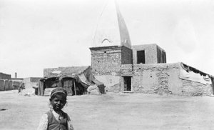 Un temple à Nowshera, Inde, 1916-1917