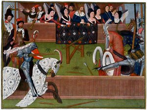 Un tournoi, vers 1350, 1470