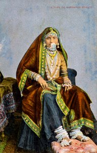 Un type de beauté Marwaree, Inde, début du 20ème siècle