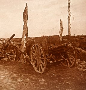 Canons abandonnés, vers 1914-1918
