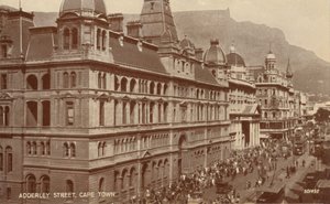 Rue Adderley, Le Cap, début du 20e siècle