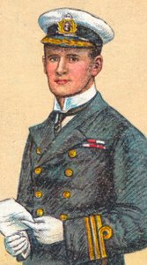 Amiral Teddy Evans, 1881-1957, officier naval britannique et explorateur antarctique, 1916