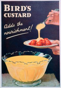 Publicité pour Birds Custard, 1935