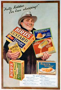 Publicité pour les aliments Birds, 1920 - Unbekannt