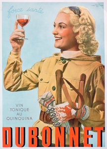 Publicité pour le vin tonique Dubonnet, 1938