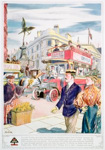 Publicité pour les pneus Dunlop, 1938