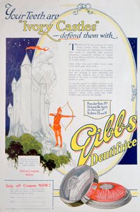 Publicité pour Gibbs Solid Dentifrice, 1922 - Unbekannt