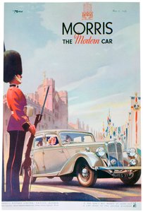 Publicité pour les voitures Morris, 1937