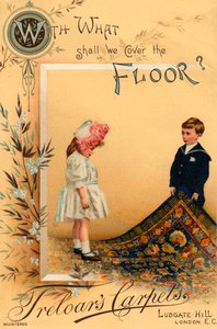 Publicité pour les tapis Treloars, Ludgate Hill, Londres - Unbekannt