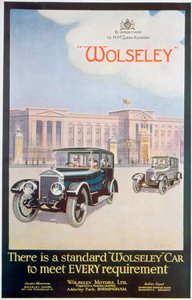 Publicité pour les voitures Wolseley