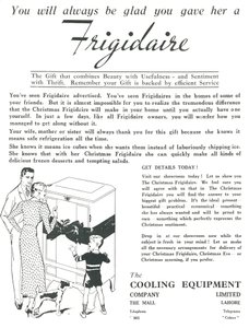 Publicité pour les réfrigérateurs Frigidaire, 1936 - Unbekannt