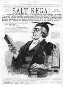 Publicité pour le tonique Salt Regal, 1890
