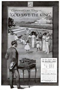 Publicité pour la Gramophone and Co. Ltd